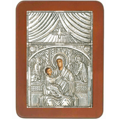 Παναγία Οδηγήτρια Αγγέλων Ένθρονη-irgin Odegetria Angels Enthroned