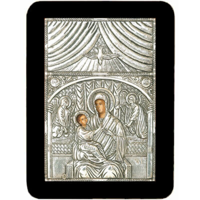 Παναγία Οδηγήτρια Αγγέλων Ένθρονη-irgin Odegetria Angels Enthroned