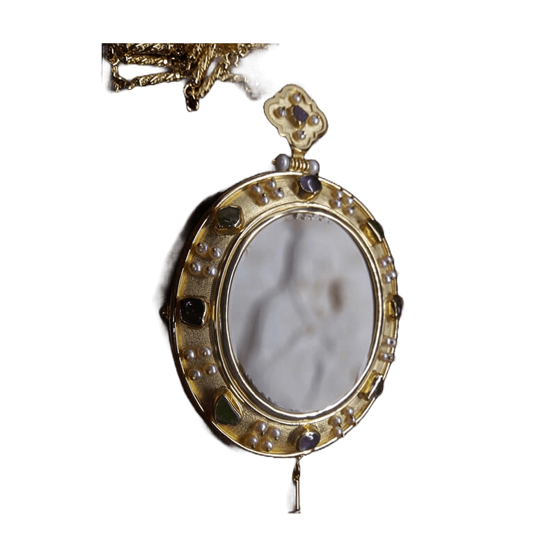 Εγκόλπιο χειροποίητο ασήμι 925-Handmade silver 925 engolpion